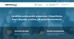 Desktop Screenshot of odprezentuj.cz
